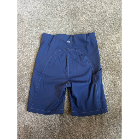 Women's Athleta Ultimate Stash Pocket 7" Athletic Shorts S Navy - Picture 8 of 10